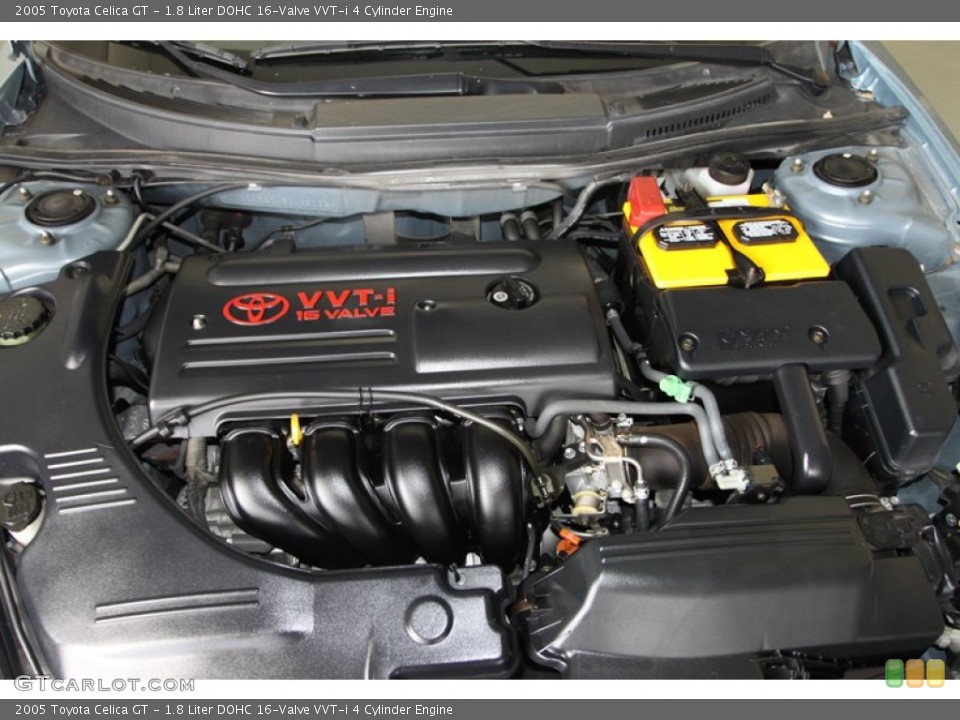 1.8 Liter DOHC 16-Valve VVT-i 4 Cylinder 2005 Toyota Celica Engine