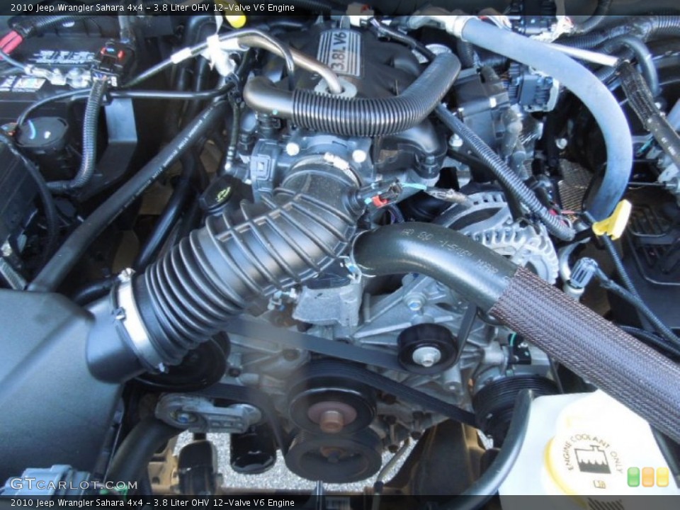 3.8 Liter OHV 12-Valve V6 Engine for the 2010 Jeep Wrangler #78813356