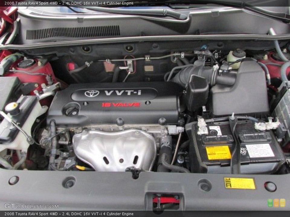 2.4L DOHC 16V VVT-i 4 Cylinder Engine for the 2008 Toyota RAV4 #78814203
