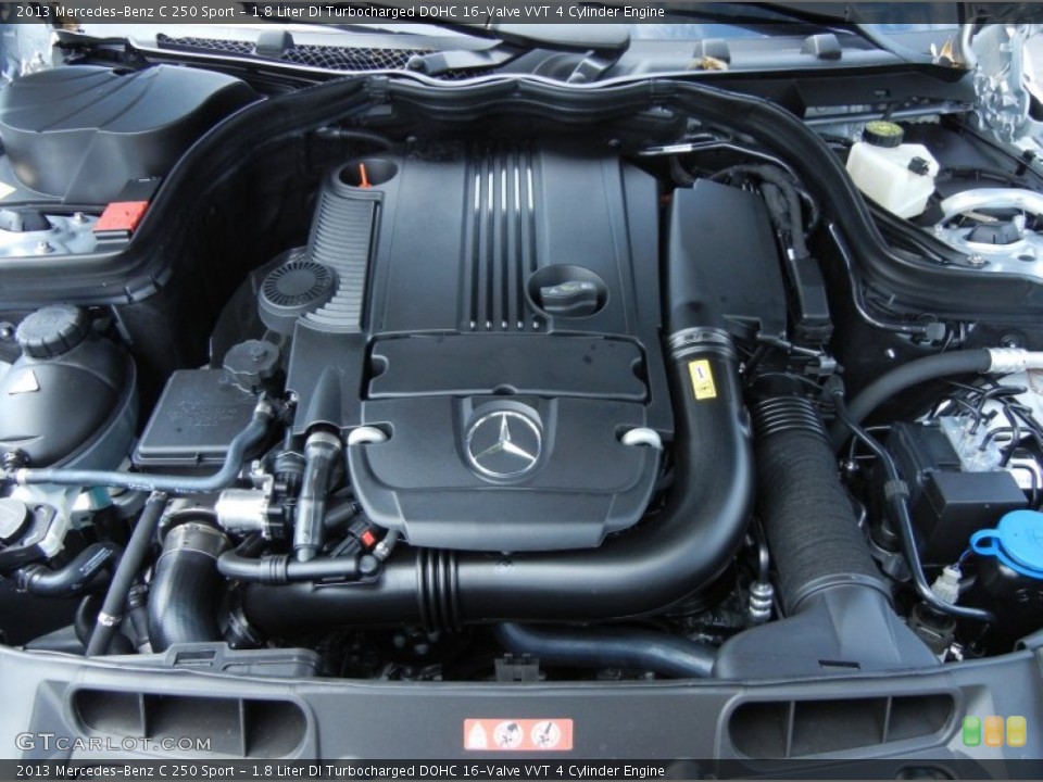 1.8 Liter DI Turbocharged DOHC 16-Valve VVT 4 Cylinder Engine for the 2013 Mercedes-Benz C #78831761