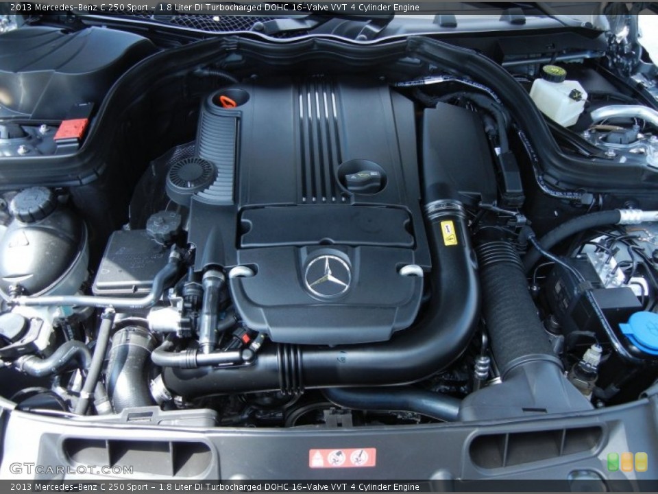 1.8 Liter DI Turbocharged DOHC 16-Valve VVT 4 Cylinder Engine for the 2013 Mercedes-Benz C #78832820