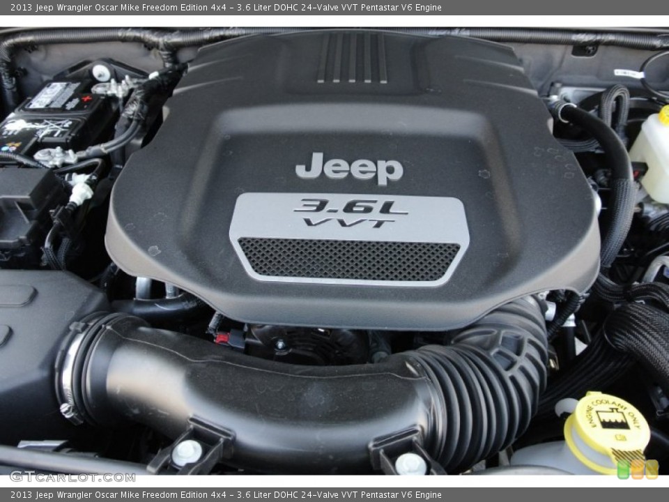 3.6 Liter DOHC 24-Valve VVT Pentastar V6 Engine for the 2013 Jeep Wrangler #78845413