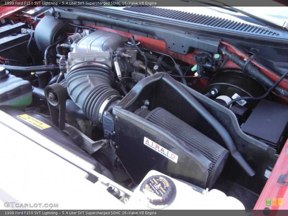 5.4 Liter SVT Supercharged SOHC 16-Valve V8 Engine for the 1999 Ford F150 #78853753