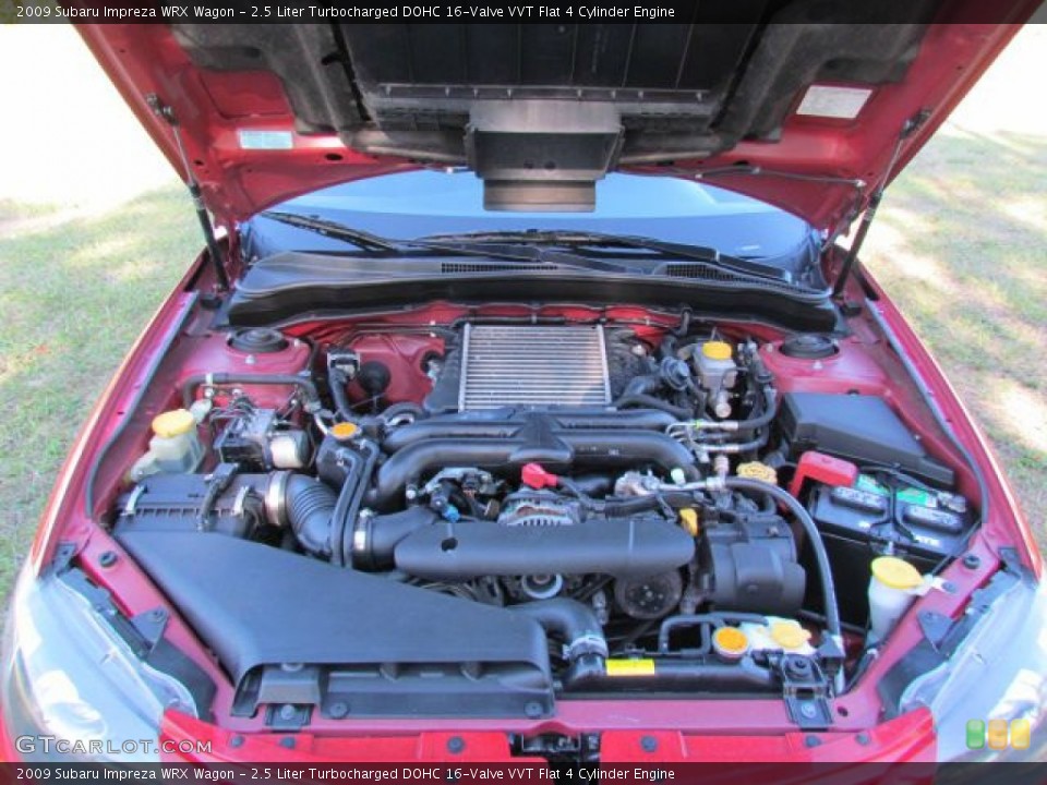 2.5 Liter Turbocharged DOHC 16-Valve VVT Flat 4 Cylinder Engine for the 2009 Subaru Impreza #78855694