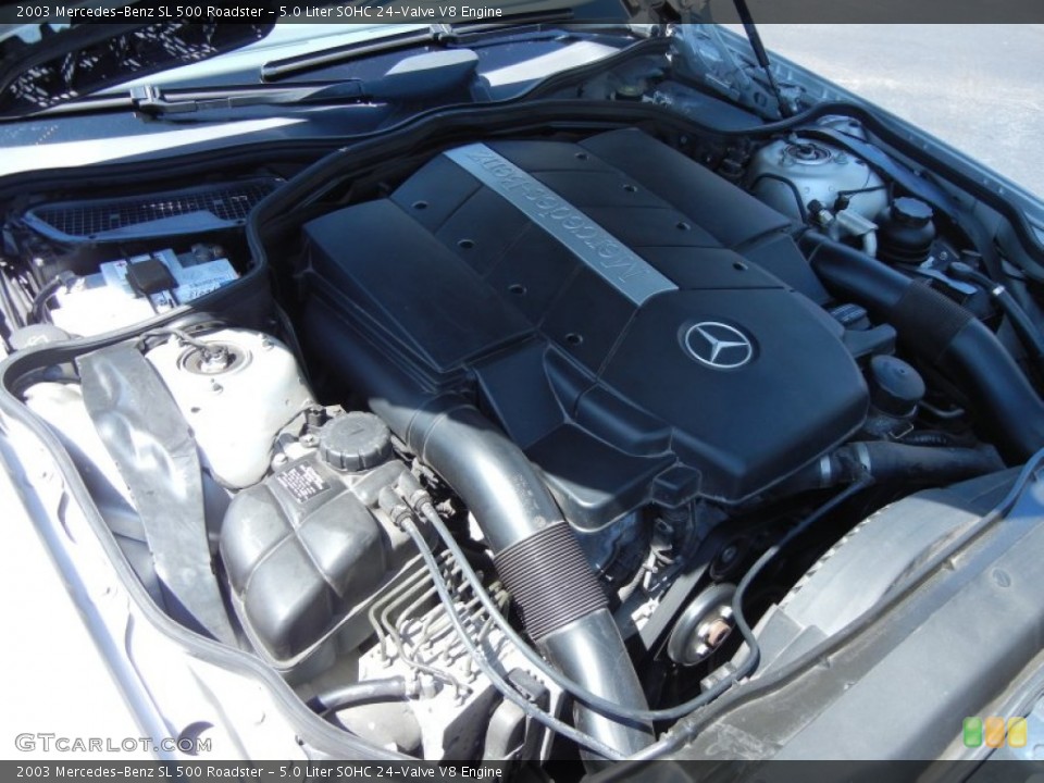 5.0 Liter SOHC 24-Valve V8 Engine for the 2003 Mercedes-Benz SL #78856063