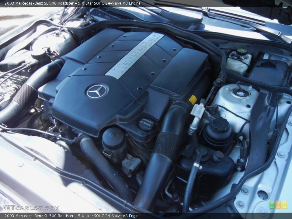 5.0 Liter SOHC 24-Valve V8 Engine for the 2003 Mercedes-Benz SL #78856080