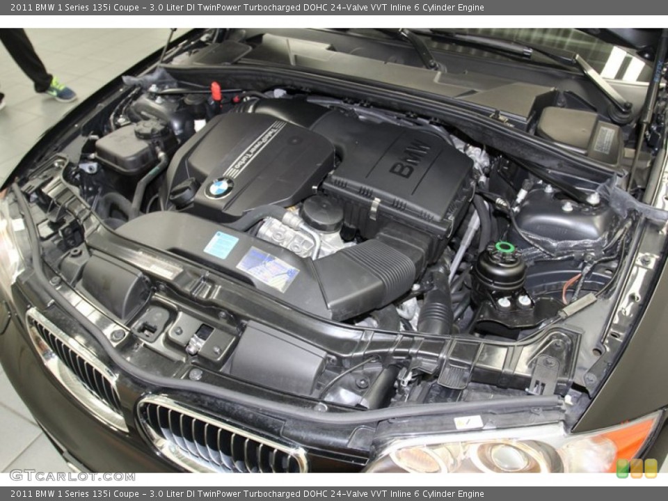 3.0 Liter DI TwinPower Turbocharged DOHC 24-Valve VVT Inline 6 Cylinder Engine for the 2011 BMW 1 Series #78864235