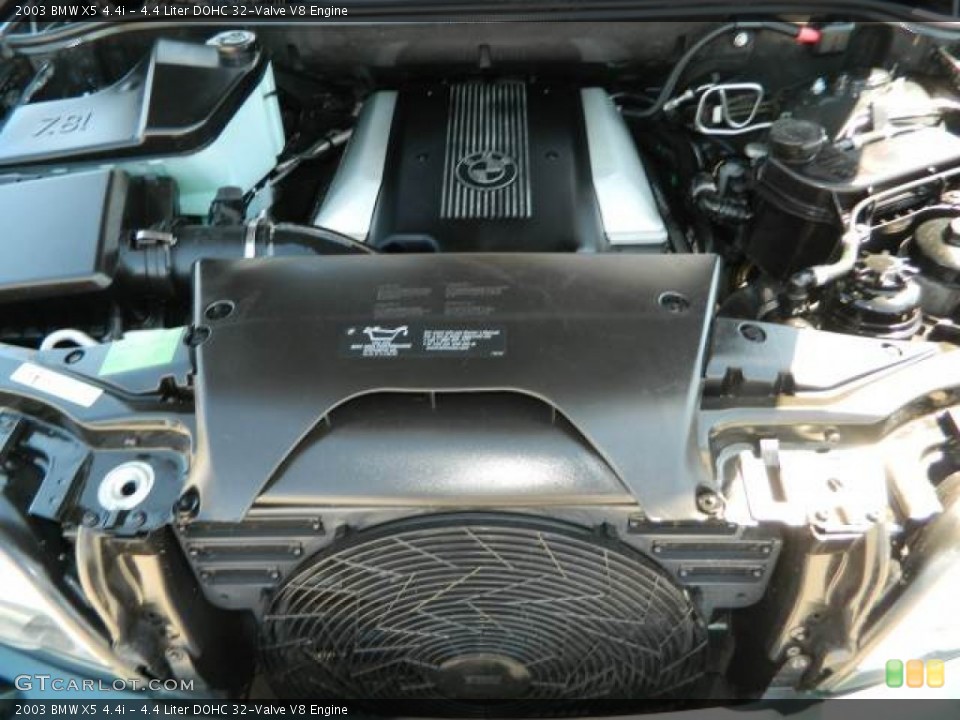 4.4 Liter DOHC 32-Valve V8 2003 BMW X5 Engine