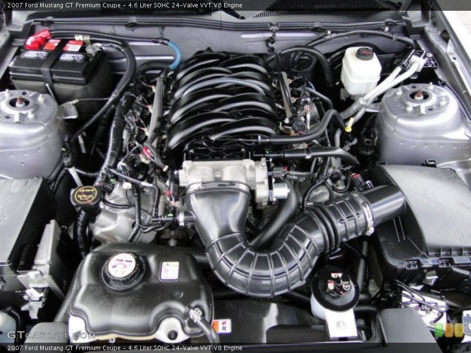 4.6 Liter SOHC 24-Valve VVT V8 Engine for the 2007 Ford Mustang #78879028