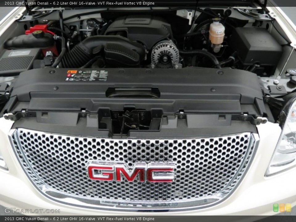 6.2 Liter OHV 16-Valve  VVT Flex-Fuel Vortec V8 2013 GMC Yukon Engine