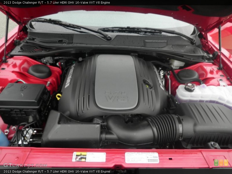5.7 Liter HEMI OHV 16-Valve VVT V8 Engine for the 2013 Dodge Challenger #78889926