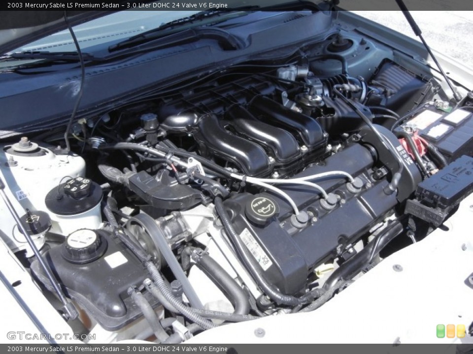 3.0 Liter DOHC 24 Valve V6 2003 Mercury Sable Engine