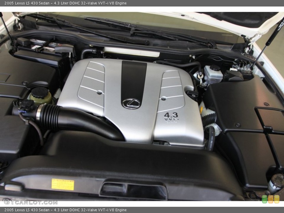 4.3 Liter DOHC 32-Valve VVT-i V8 Engine for the 2005 Lexus LS #78893892