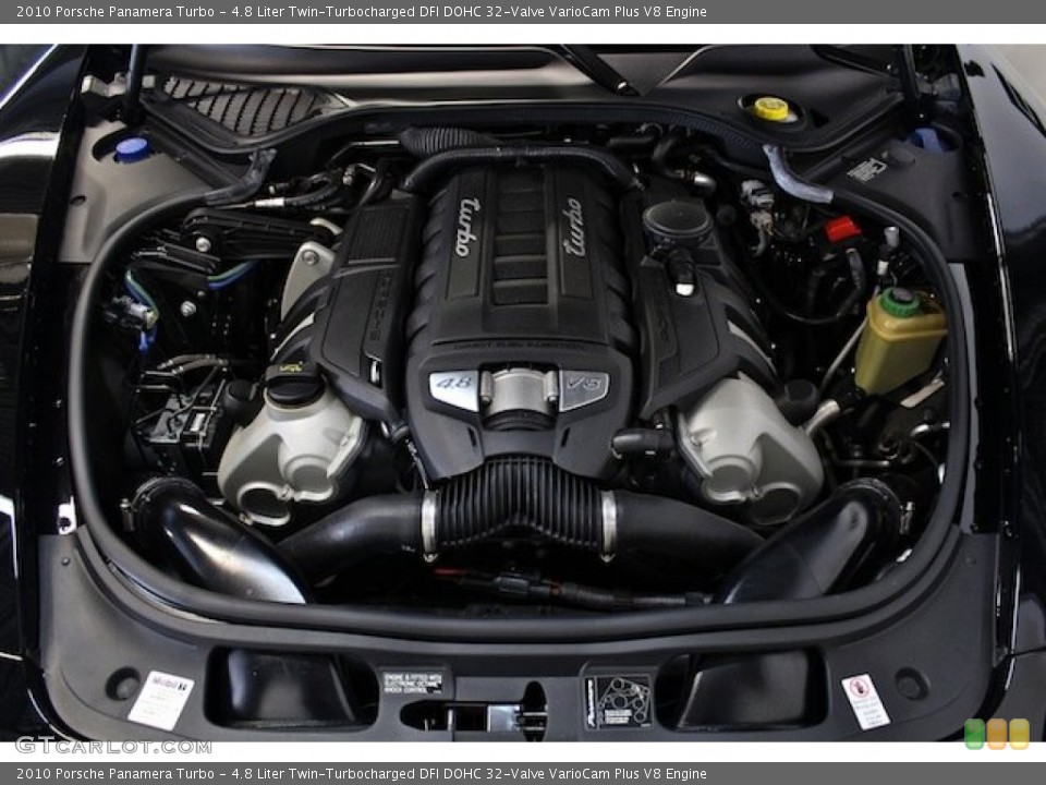 4.8 Liter Twin-Turbocharged DFI DOHC 32-Valve VarioCam Plus V8 Engine for the 2010 Porsche Panamera #78899967