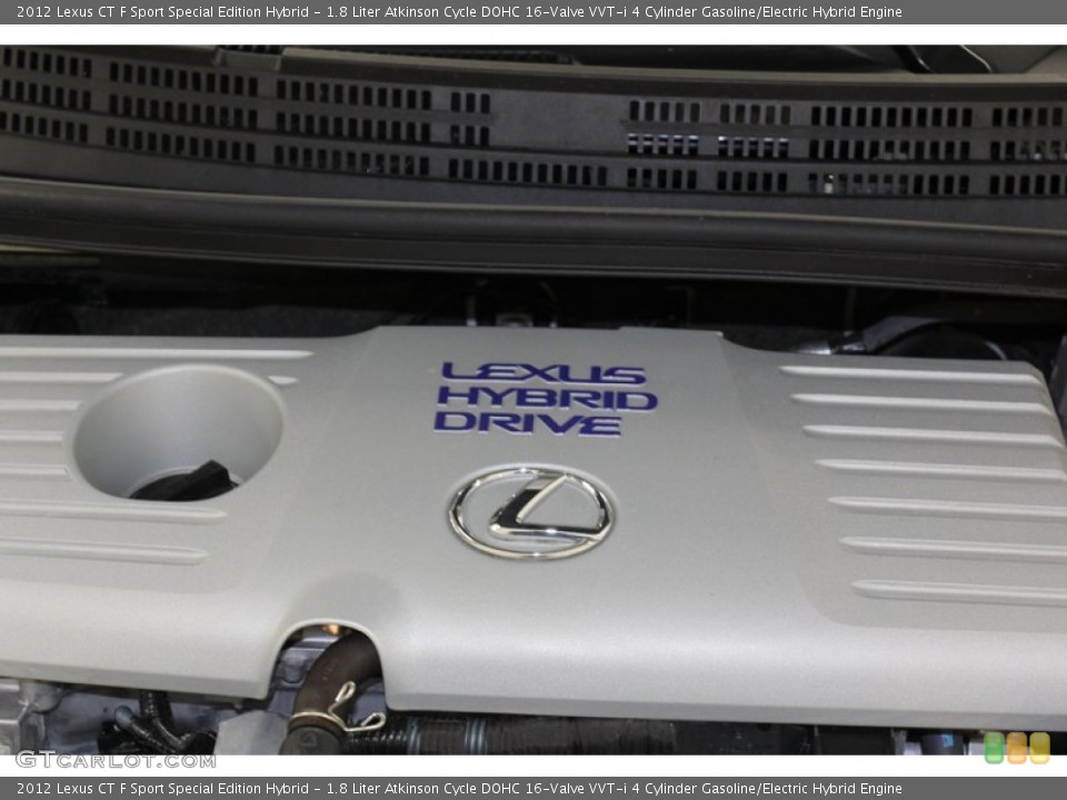 1.8 Liter Atkinson Cycle DOHC 16-Valve VVT-i 4 Cylinder Gasoline/Electric Hybrid Engine for the 2012 Lexus CT #78927528