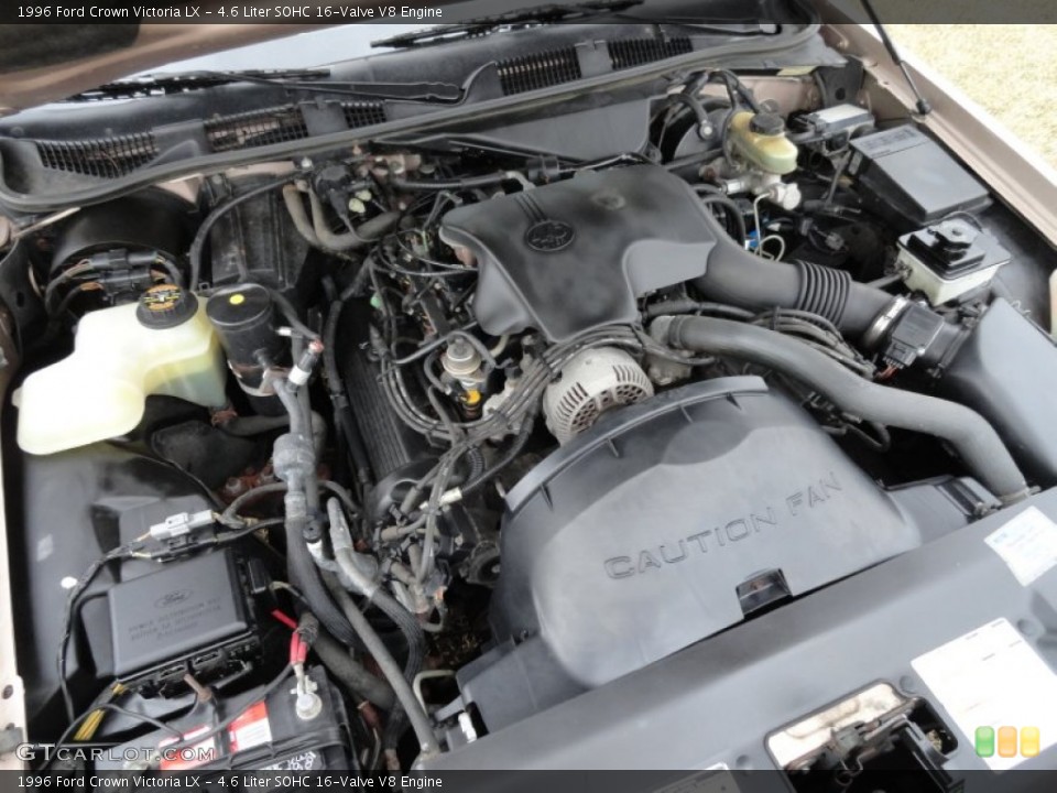 4.6 Liter SOHC 16-Valve V8 Engine for the 1996 Ford Crown Victoria #78948532