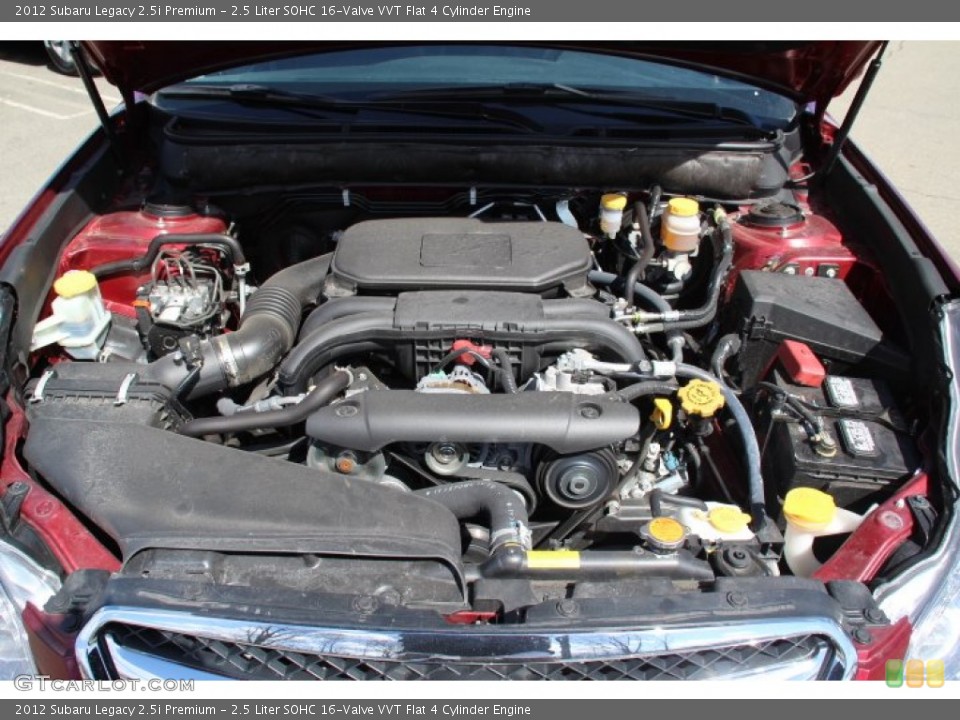 2.5 Liter SOHC 16-Valve VVT Flat 4 Cylinder Engine for the 2012 Subaru Legacy #78961986
