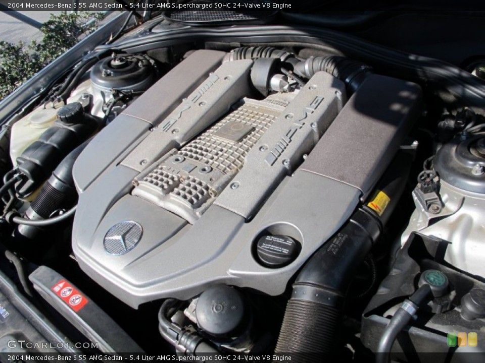 5.4 Liter AMG Supercharged SOHC 24-Valve V8 Engine for the 2004 Mercedes-Benz S #78976420