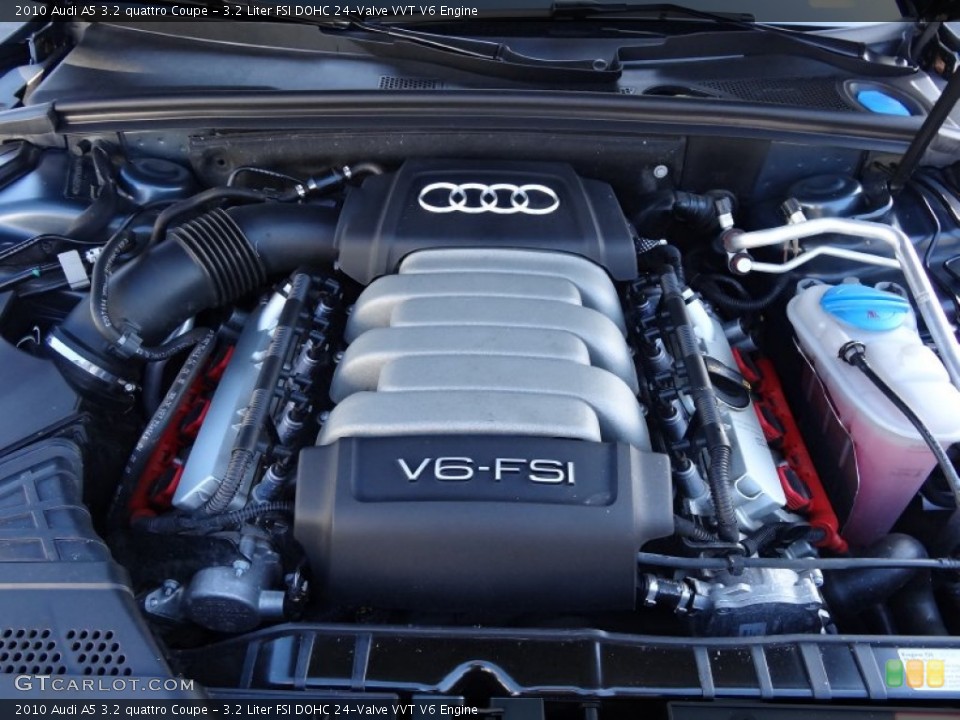 3.2 Liter FSI DOHC 24-Valve VVT V6 2010 Audi A5 Engine