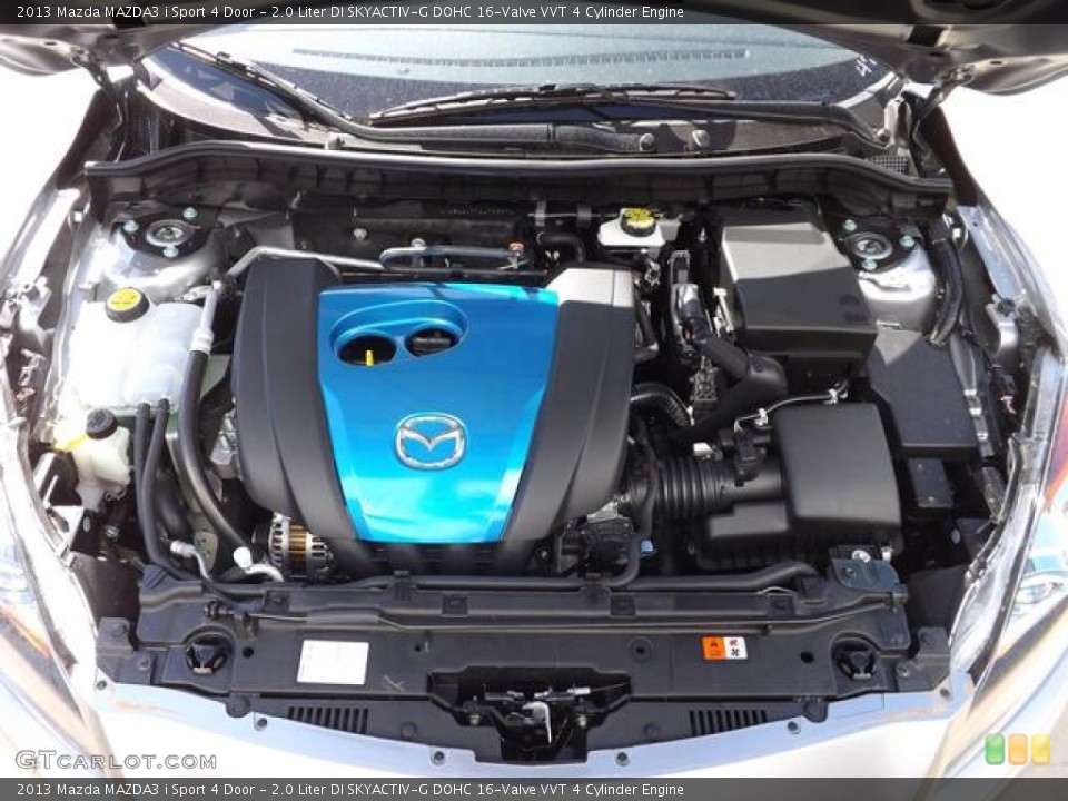 2.0 Liter DI SKYACTIV-G DOHC 16-Valve VVT 4 Cylinder Engine for the 2013 Mazda MAZDA3 #78993460