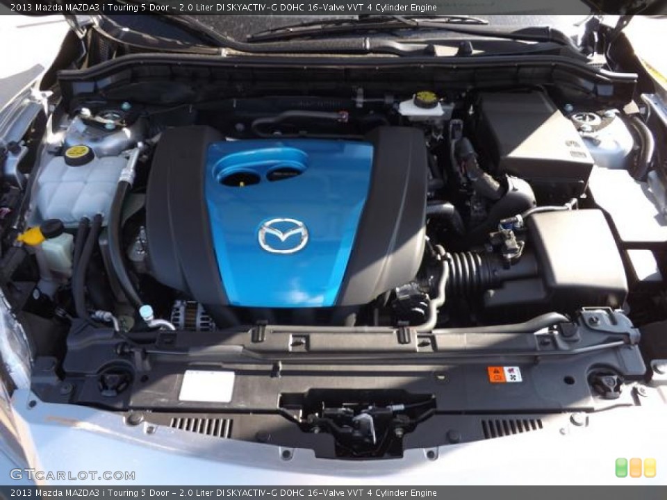 2.0 Liter DI SKYACTIV-G DOHC 16-Valve VVT 4 Cylinder Engine for the 2013 Mazda MAZDA3 #78994285