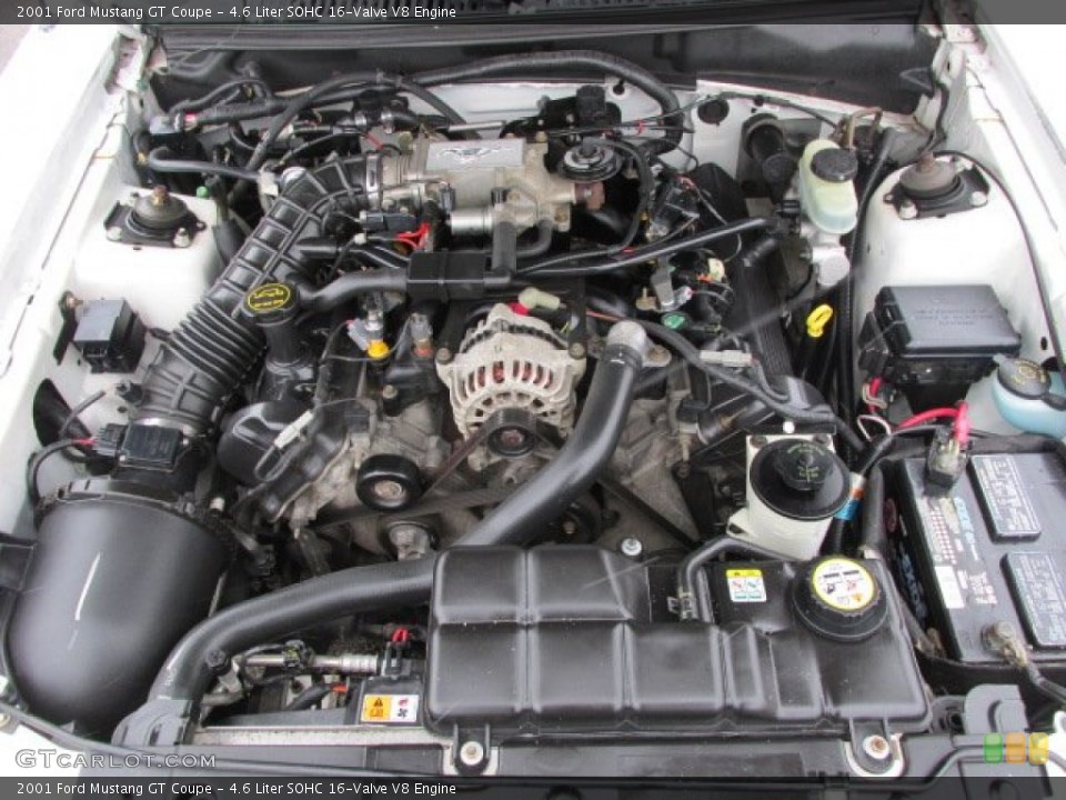 4.6 Liter SOHC 16-Valve V8 Engine for the 2001 Ford Mustang #79000132