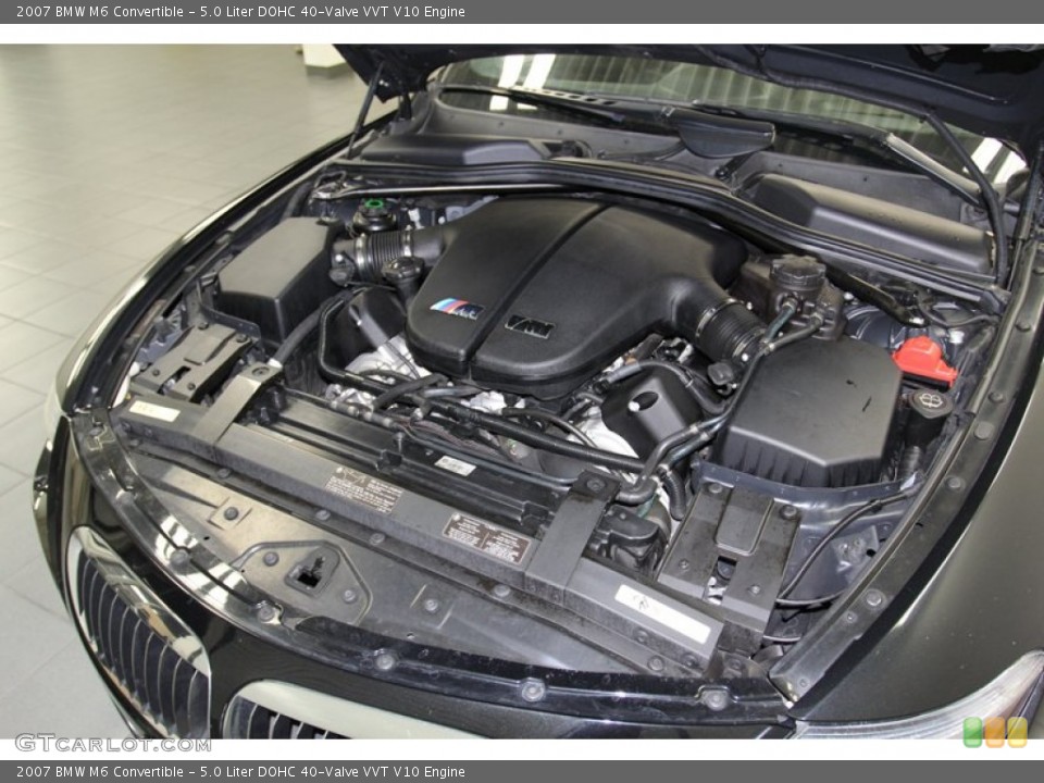5.0 Liter DOHC 40-Valve VVT V10 2007 BMW M6 Engine