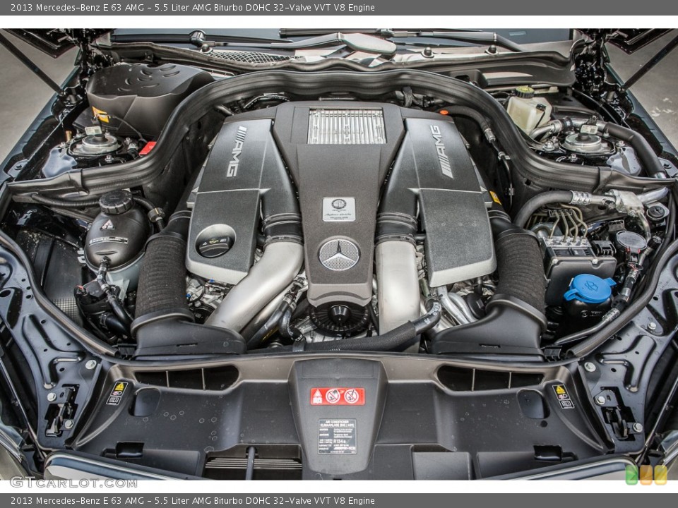 5.5 Liter AMG Biturbo DOHC 32-Valve VVT V8 Engine for the 2013 Mercedes-Benz E #79024337
