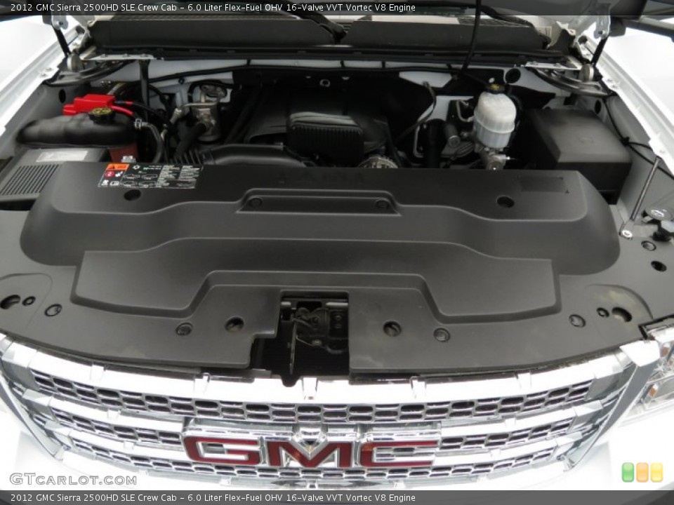 6.0 Liter Flex-Fuel OHV 16-Valve VVT Vortec V8 Engine for the 2012 GMC Sierra 2500HD #79028353