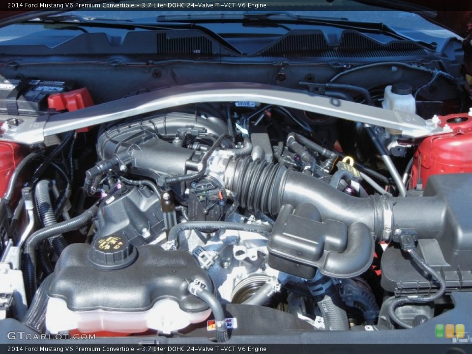 3.7 Liter DOHC 24-Valve Ti-VCT V6 Engine for the 2014 Ford Mustang #79035469