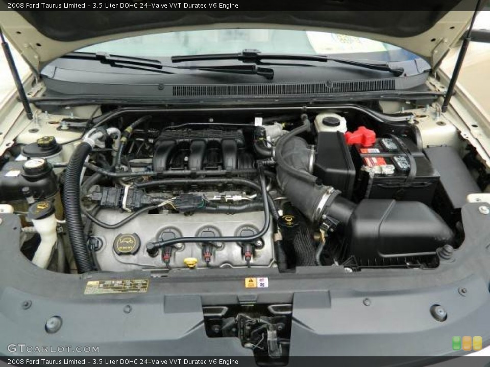 3.5 Liter DOHC 24-Valve VVT Duratec V6 2008 Ford Taurus Engine