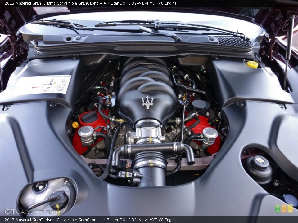 4.7 Liter DOHC 32-Valve VVT V8 Engine for the 2013 Maserati GranTurismo Convertible #79048915