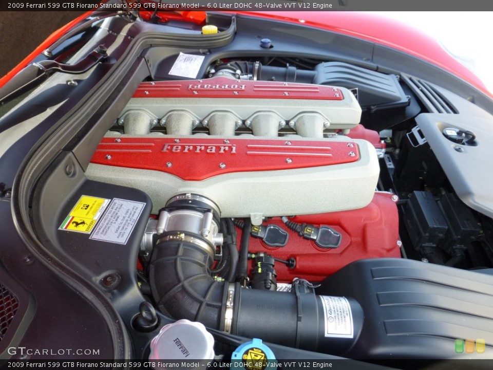 6.0 Liter DOHC 48-Valve VVT V12 Engine for the 2009 Ferrari 599 GTB Fiorano #79050025