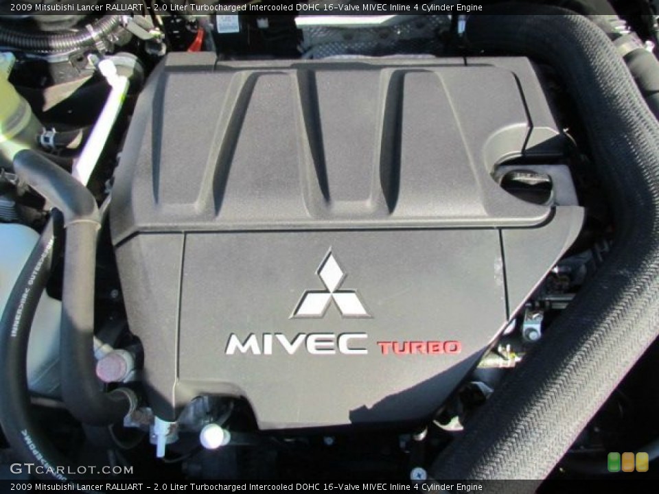 2.0 Liter Turbocharged Intercooled DOHC 16-Valve MIVEC Inline 4 Cylinder Engine for the 2009 Mitsubishi Lancer #79068550