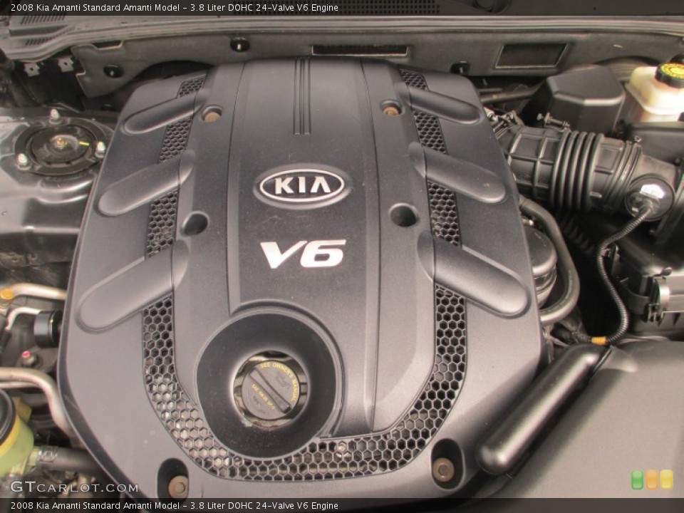 3.8 Liter DOHC 24-Valve V6 2008 Kia Amanti Engine