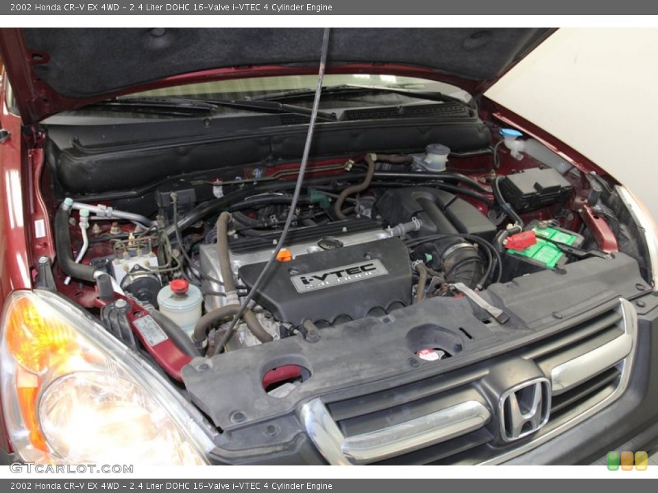 2.4 Liter DOHC 16-Valve i-VTEC 4 Cylinder 2002 Honda CR-V Engine