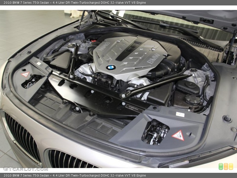 4.4 Liter DFI Twin-Turbocharged DOHC 32-Valve VVT V8 Engine for the 2010 BMW 7 Series #79095416