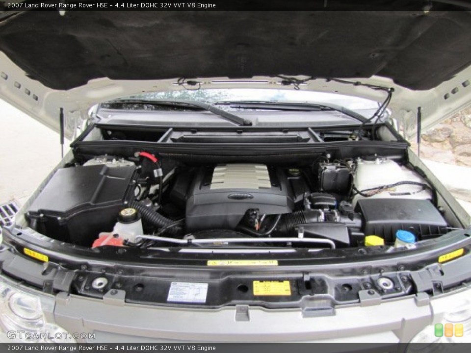 4.4 Liter DOHC 32V VVT V8 2007 Land Rover Range Rover Engine