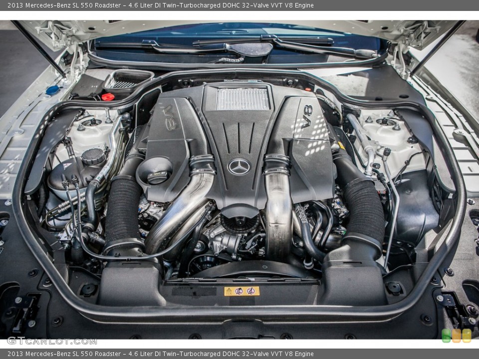 4.6 Liter DI Twin-Turbocharged DOHC 32-Valve VVT V8 Engine for the 2013 Mercedes-Benz SL #79113817