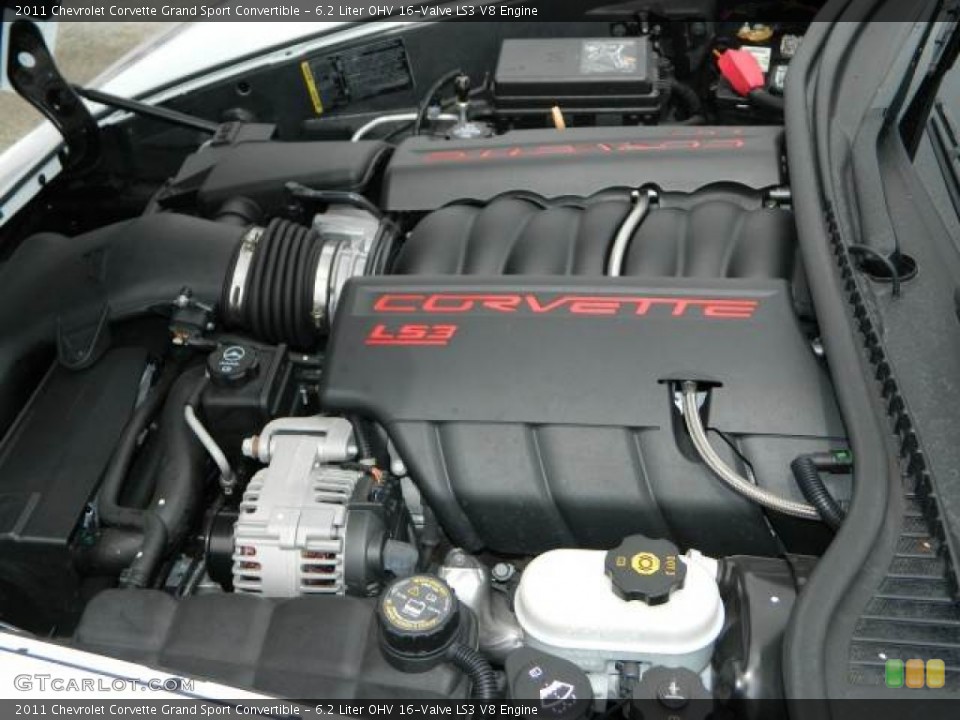 6.2 Liter OHV 16-Valve LS3 V8 Engine for the 2011 Chevrolet Corvette #79116499
