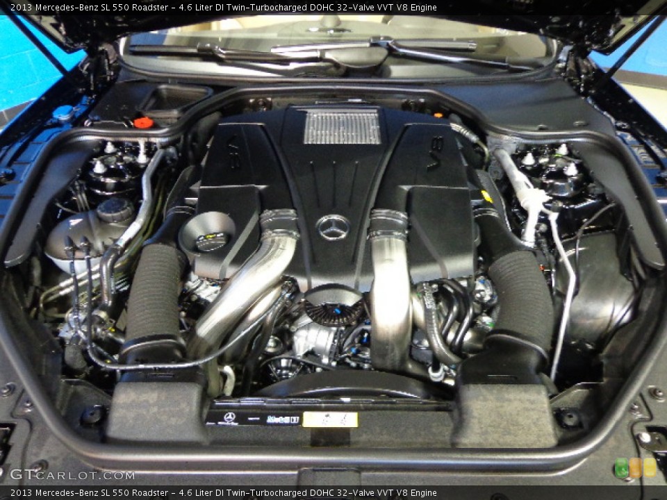 4.6 Liter DI Twin-Turbocharged DOHC 32-Valve VVT V8 Engine for the 2013 Mercedes-Benz SL #79128195