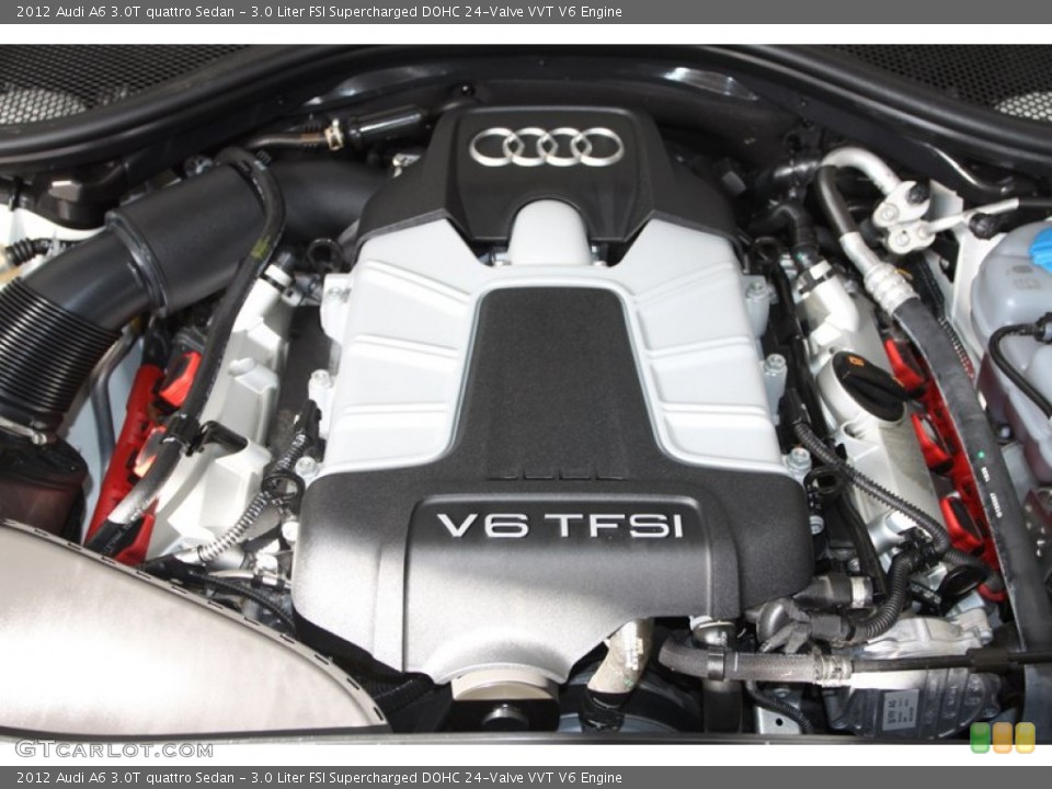 3.0 Liter FSI Supercharged DOHC 24-Valve VVT V6 Engine for the 2012 Audi A6 #79134909