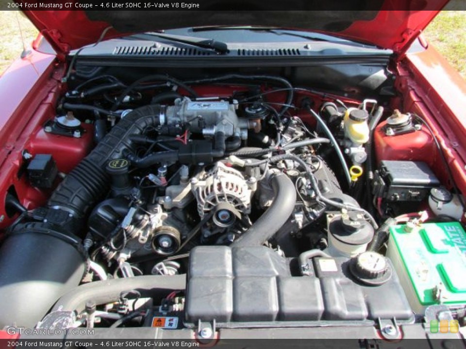 4.6 Liter SOHC 16-Valve V8 Engine for the 2004 Ford Mustang #79152432