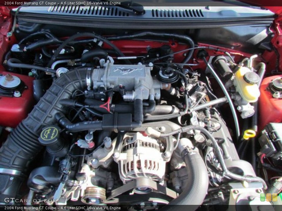 4.6 Liter SOHC 16-Valve V8 Engine for the 2004 Ford Mustang #79152444