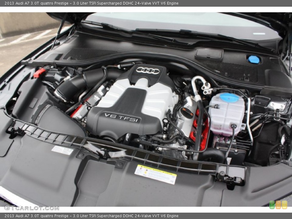 3.0 Liter TSFI Supercharged DOHC 24-Valve VVT V6 Engine for the 2013 Audi A7 #79166976