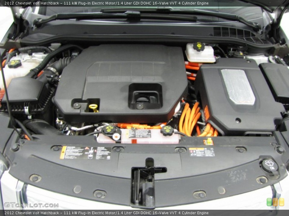 111 kW Plug-In Electric Motor/1.4 Liter GDI DOHC 16-Valve VVT 4 Cylinder Engine for the 2012 Chevrolet Volt #79171574