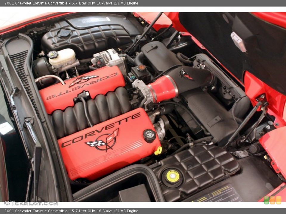 5.7 Liter OHV 16-Valve LS1 V8 Engine for the 2001 Chevrolet Corvette #79205308