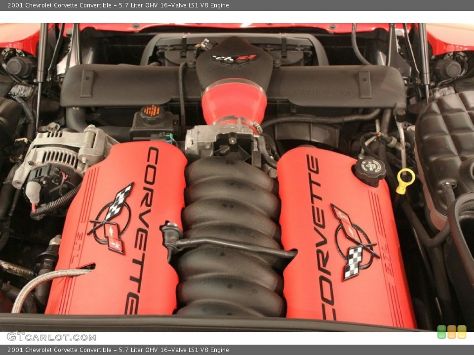 5.7 Liter OHV 16-Valve LS1 V8 Engine for the 2001 Chevrolet Corvette #79205326