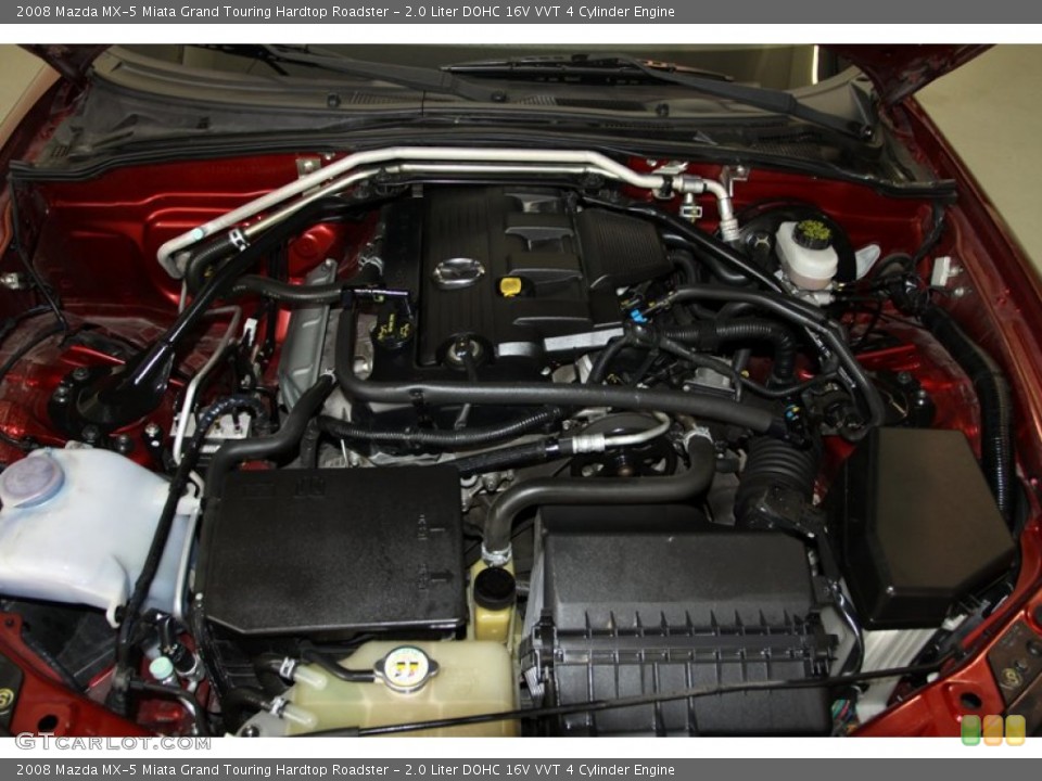 2.0 Liter DOHC 16V VVT 4 Cylinder 2008 Mazda MX-5 Miata Engine