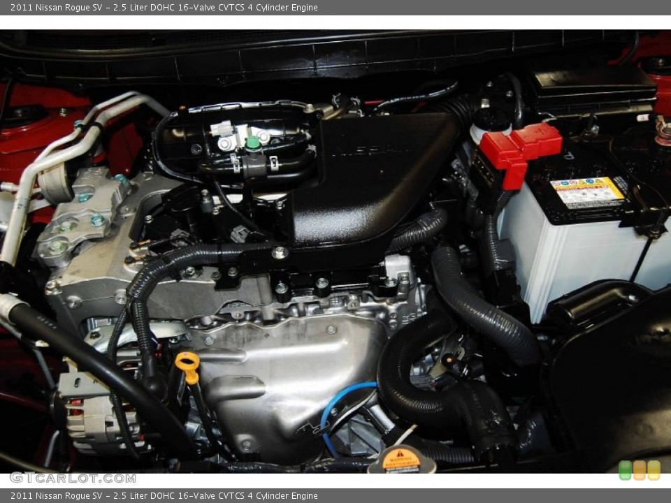 2.5 Liter DOHC 16-Valve CVTCS 4 Cylinder Engine for the 2011 Nissan Rogue #79223517